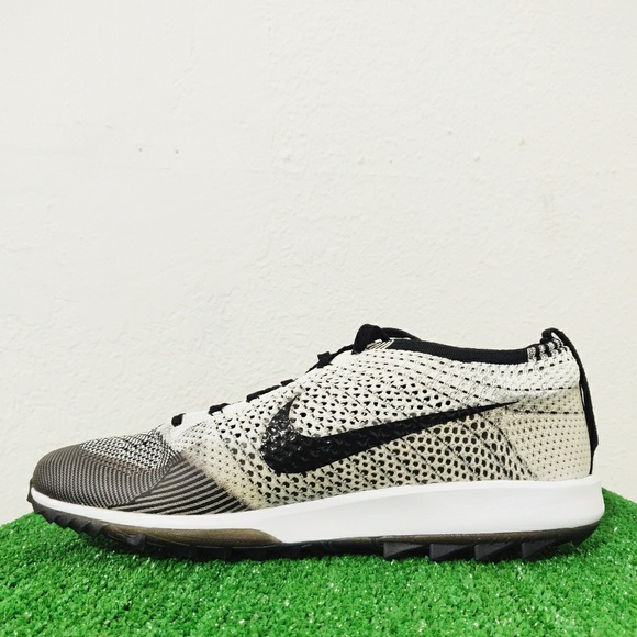 Nike Flyknit Racer G Golf Shoes 'Cookies & Cream' - Picture 5 of 8